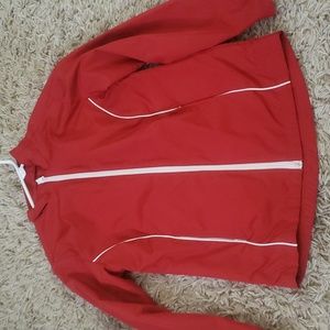 Vintage red kids raincoat